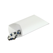 Darčeková krabička pukačka 140x130x40 mm, biela perleť