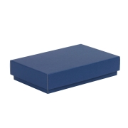 Darčeková krabička s vekom 250x150x50/40 mm, modrá