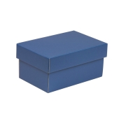 Darčeková krabička s vekom 200x125x100/40 mm, modrá