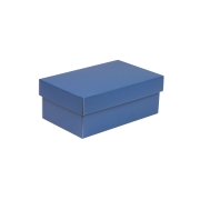 Darčeková krabička s vekom 250x150x100/40 mm, modrá