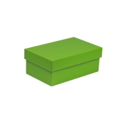 Darčeková krabička s vekom 250x150x100/40 mm, zelená