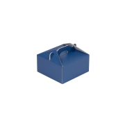 Krabica 120x120x60 mm na potraviny, výslužky, cukrovinky, modrá
