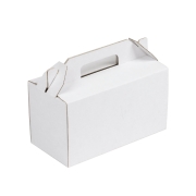 Krabica 200x100x110 mm na potraviny, výslužky, cukrovinky, biela