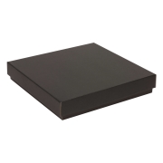 Darčeková krabička s vekom 300x300x50 mm, čierna