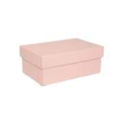 Darčeková krabička s vekom 250x150x100 mm, ružová