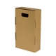 Darčeková krabica na víno 175x350x85 mm, 2 x 0,75 l, biela