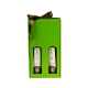 Darčeková krabica na víno 175x350x85 mm, 2 x 0,75 l, zelená
