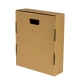 Darčeková krabica na víno 265x350x85 mm, 3 x 0,75 l, biela