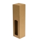 Darčeková krabica na víno 85x350x85 mm, 1 x 0,75 l, čierno-čierna