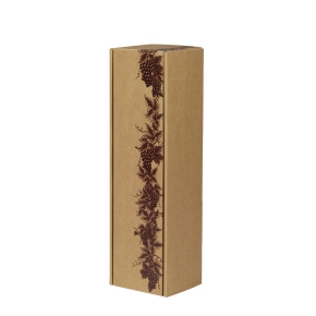 Darčeková krabica na víno vzor "Réva", 335x85x83