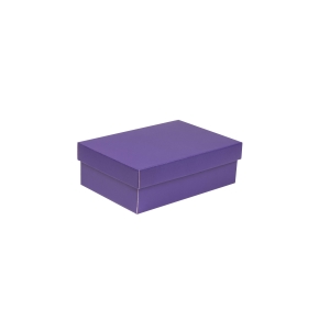 Darčeková krabica s vekom 300x200x100/40 mm, fialová