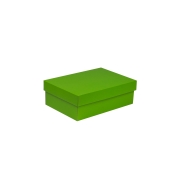 Darčeková krabica s vekom 300x200x100/40 mm, zelená