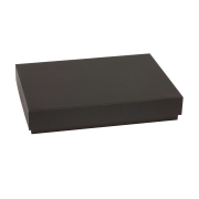 Darčeková krabica s vekom 300x200x50/40 mm, čierna