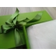 Darčeková krabica s vekom 300x300x150/40 mm, zelená