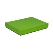 Darčeková krabica s vekom 350x250x50/40 mm, zelená