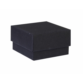 Darčeková krabička dno a veko 50x50x30 mm, čierna