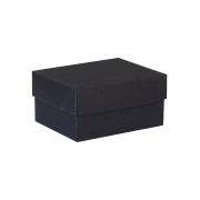 Darčeková krabička dno a veko 70x50x40 mm, čierna