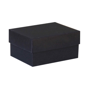Darčeková krabička dno a veko 80x60x40 mm, čierna