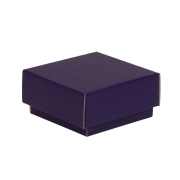 Darčeková krabička s vekom 100x100x50/40 mm, fialová