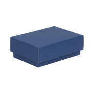 Darčeková krabička s vekom 150x100x50/40 mm, modrá