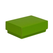 Darčeková krabička s vekom 150x100x50/40 mm, zelená