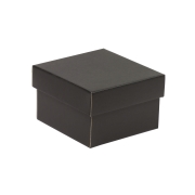 Darčeková krabička s vekom 150x150x100 mm, čierna