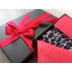 Darčeková krabička s vekom 150x150x50/40 mm, čierna