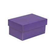 Darčeková krabička s vekom 200x125x100/40 mm, fialová