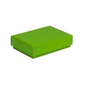 Darčeková krabička s vekom 200x125x50/40 mm, zelená