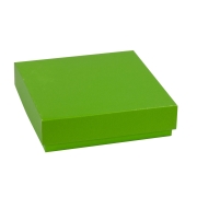 Darčeková krabička s vekom 200x200x50/40 mm, zelená