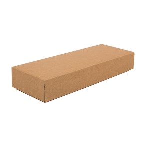 Darčeková krabička s vekom 230x70x35/35 mm, kraftová