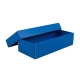 Darčeková krabička s vekom 230x70x35/35 mm, modrá matná