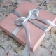 Darčeková krabička s vekom 250x150x50 mm, ružová