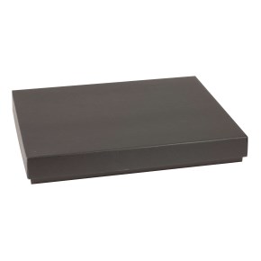 Darčeková krabička s vekom 400x300x50 mm, čierna