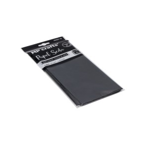 Hodvábny baliaci papier 500 x 660 mm, čierny, 10 hárkov