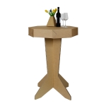 Kartónový barový stôl č. 2, 715x715x1070 mm