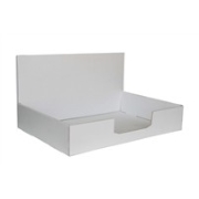 Kartónový stojan na prospekty 310x220x60 mm, biely pro formát A4