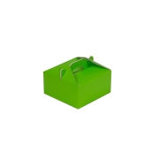 Krabica 120x120x60 mm na potraviny, výslužky, cukrovinky, zelená