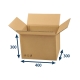 Krabica z päťvrstvového kartónu 385x285x275, klopová (0201)