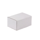 Krabica z trojvrstvového kartónu 148x105x74 mm, minikrabička, bielo-biela