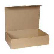 Krabica z trojvrstvového kartónu 305x215x80 mm, pre tlačoviny A4, hnedá