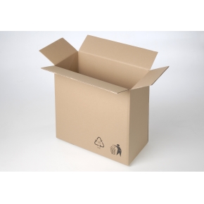 Krabica z trojvrstvového kartónu 370x157x270, klopová (0201) T211B
