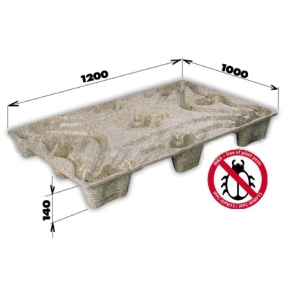 Paleta lisovaná INKA F10 - 1200x1000x140 - nosnosť 900kg