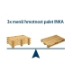 Paleta lisovaná INKA F11 - 1140x1140x140 (container) - nosnosť 800kg