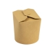 Papierový FOOD BOX 750 ml, hnedý - kraft