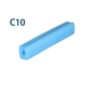 Penový polyetylén Profil C10 (1ks=2bm)