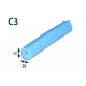 Penový polyetylén Profil C3