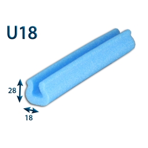 Penový polyetylén Profil U = 18