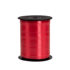 Plastová stuha tmavo červená, šírka 5 mm, dĺžka 500 m, PP