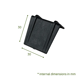 Roh plastový 30x30x35 (30) mm bez výstupku
